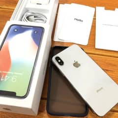 iPhone X 256GB full box ha