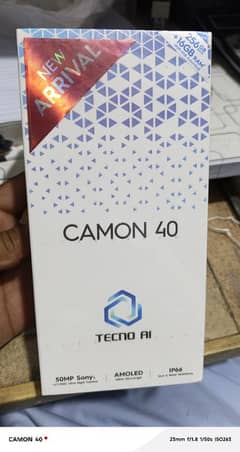 نیو ماڈل ٹیکنو کیمن 40 ڈبہ پیک 8+8 /256GB