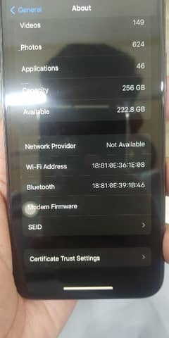 iphone x bypass gb256 Rs'22000