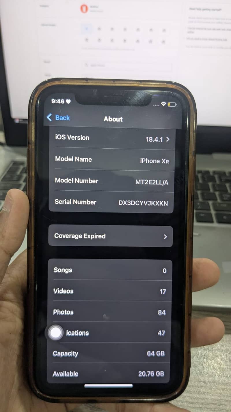 iPhone XR Non PTA - 64GB 0
