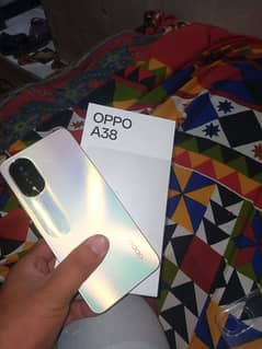 oppo a38 6 gb or 128gb condition 10/9 box or charge sat h 03054600035