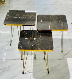 3 Pcs Stylish Nesting Coffee Table Set cash on delivery