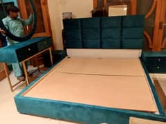 lighting low profile bed with side tables