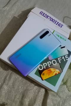 Oppo F15 256GB+8GB box Charger sath ha" pta approved: all ok phone