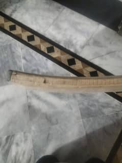 one piece Malaysian cane handle with Srilankan wood two fingers bottom