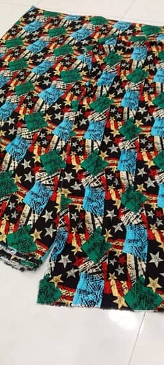 Women’s 1 Piece Unstitched Digital Print Shirt
