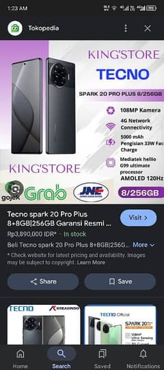 Tecno spark 20+pro