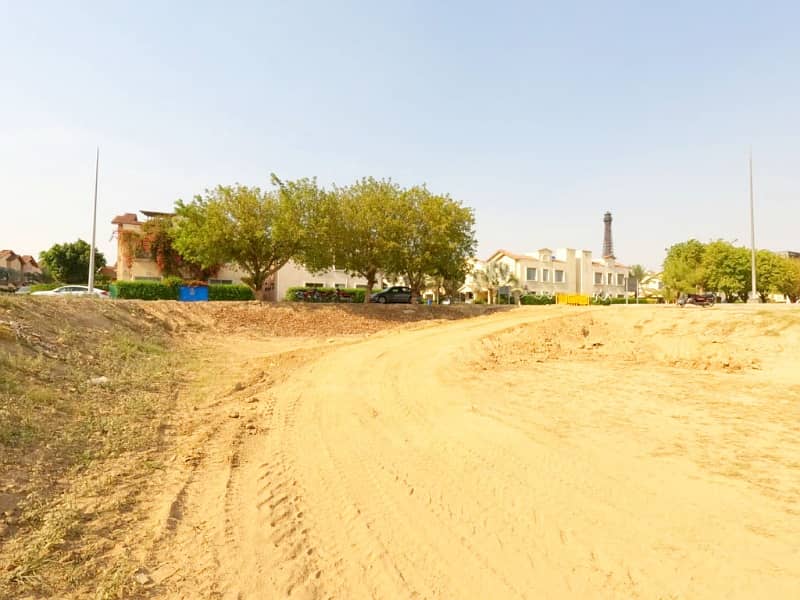 1 Kanal Commercial Plot Main Boulevard For Sale In Bahria Town Lahore, DownTown Raya Facing Eiffel Tower 6
