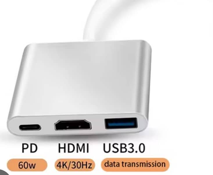 USB-c Multiport adapter original . . Type C 3in1 3