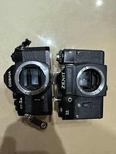 Vintage Reel Cameras Zenit & Cosina Antique *Parts only*