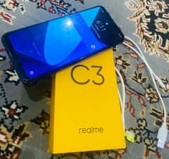 Realme C3 with box changer Gb 3/32 fingerprint ok