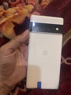 Pixel 6 pro clena phone white clour