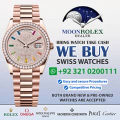 Get Cash / Rolex Cartier Omega Hublot Chopard Audemars Piguet Rado IWC