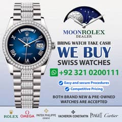 Get Cash / Rolex Cartier Omega Hublot Chanel Corum Graham Breguet Rado