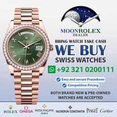 Get Cash / Rolex Cartier Omega Hublot Chopard Breitling Rado Tag Heuer