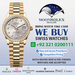 Get Cash / Rolex Cartier Omega Baume & Mercier Chopard Audemars Piguet