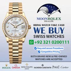 Get Cash / Rolex Cartier Omega Hublot Chanel Corum Graham Breguet Rado