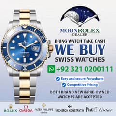 Get Cash / Rolex Cartier Omega Hublot Tudor Chopard Rado Tag Heuer IWC