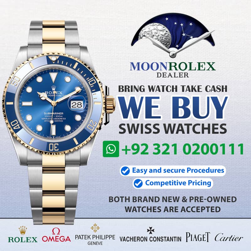Get Cash / Rolex Cartier Omega Hublot Tudor Chopard Rado Tag Heuer IWC 0