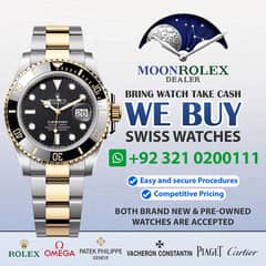Get Cash / Rolex Cartier Omega Hublot Chopard Tag Heuer Louis Vuitton