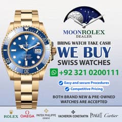 Get Cash / Rolex Cartier Omega Hublot Chanel Corum Graham Breguet Rado