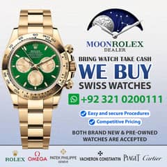 Get Cash / Rolex Cartier Omega Baume & Mercier Chopard Audemars Piguet