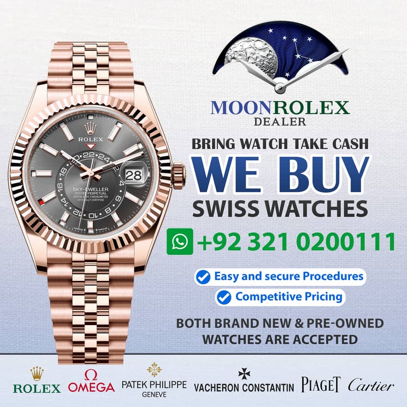 Get Cash / Rolex Cartier Omega Hublot Chopard Patek Philippe Bvlgari 0