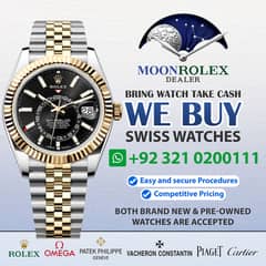 Get Cash / Rolex Cartier Omega Hublot Richard Mille Longines Montblanc