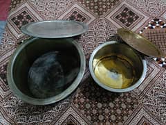 Two Brass made utensils