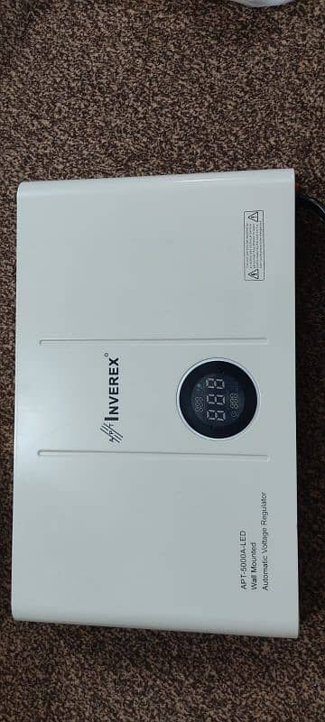 Inverex 5000VA Relay Type Slim AVR Voltage Stabilizer – LED Display 2