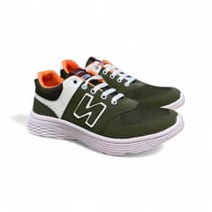 Men's Casual Synthetic Leather Sneakers Cash on delivery available