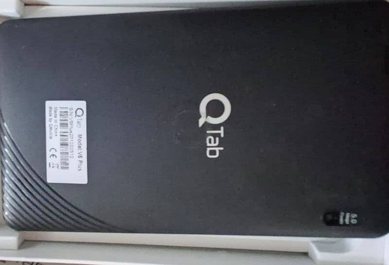 QTABLET MODEL V5PLUS S/N V5PLUS 201202512 1