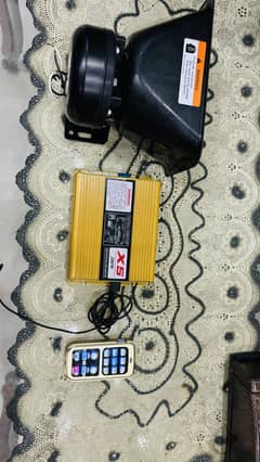 200w Amplifier/Hooter wireless remote USA pieces