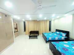 4 person Furnished Apartment Available For Rent daily in Bahria orchard