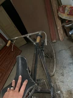 old cycle strong iron double pip fram