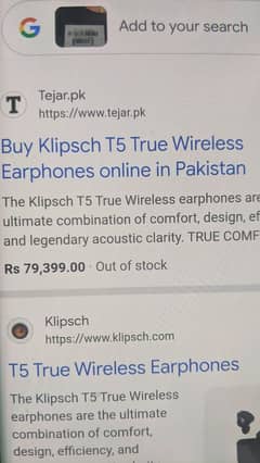t5 wireless Klipsch USA variant
