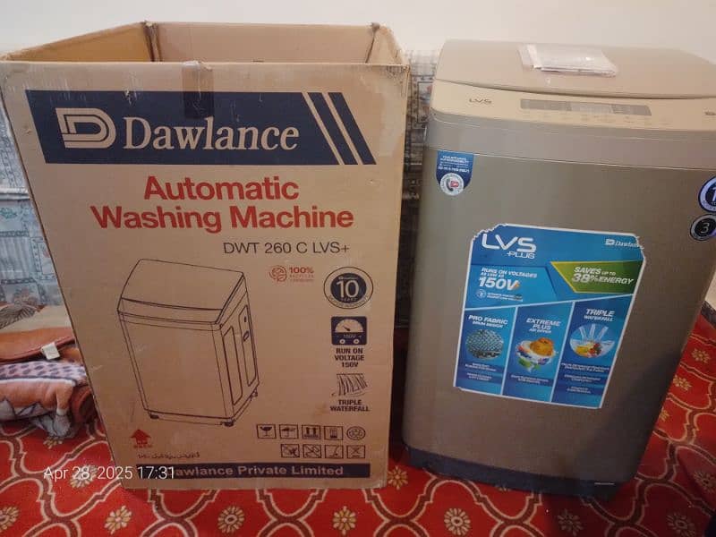 Dawlance DWT 260 C LVS+ Fully Automatic Machine 0