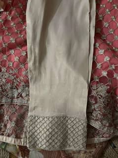 Embroidered Frock With Trouser