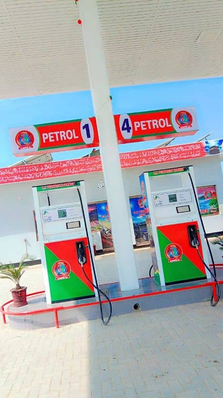 Malik fuel dispenser electrozone and oil tank canopy makers Multan Pak 16