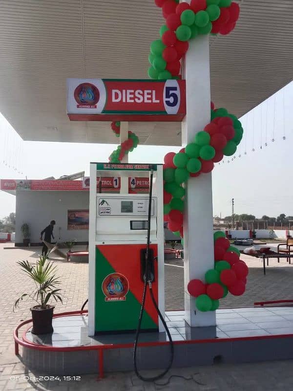 Malik fuel dispenser electrozone and oil tank canopy makers Multan Pak 17