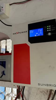 Max Power Solar Inverter working perfectly location chakwal