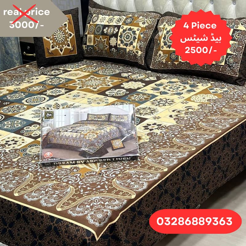 Bed seet |new bed sheet |Doubble bed bedsheet 4