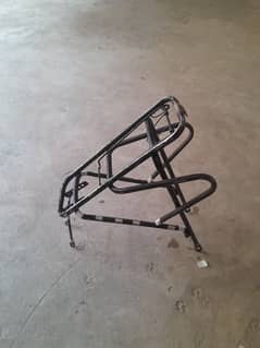 Cycle back seat and mud guard