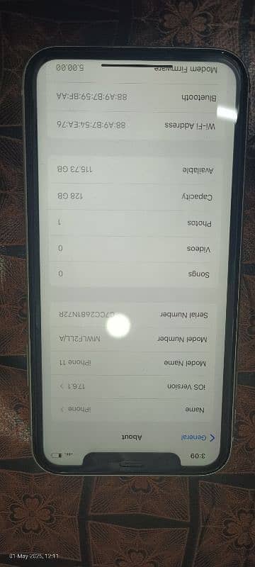 IPHONE 11 128GB PTA COMPLETE BOX 1