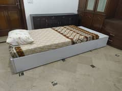 Single Bed with Mattress and Study table