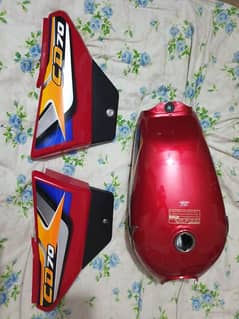 Honda cd 70 2025 original Red tanky tapay