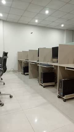 Furnished Office for Rent in Johar Town for (Call center + Software house + Marketing Office & Other Setup as You Want)