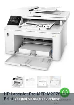 HP Laser Jet Pro MFP M227fdw Printer A+Condition