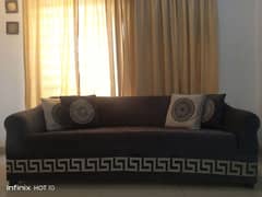 premium valvet 5 seater sofa