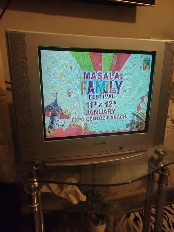 TV with trolly 10